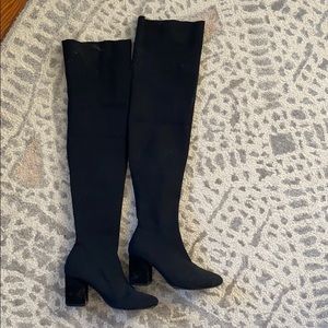 Over the knee boots. Sock material. Super comfy
